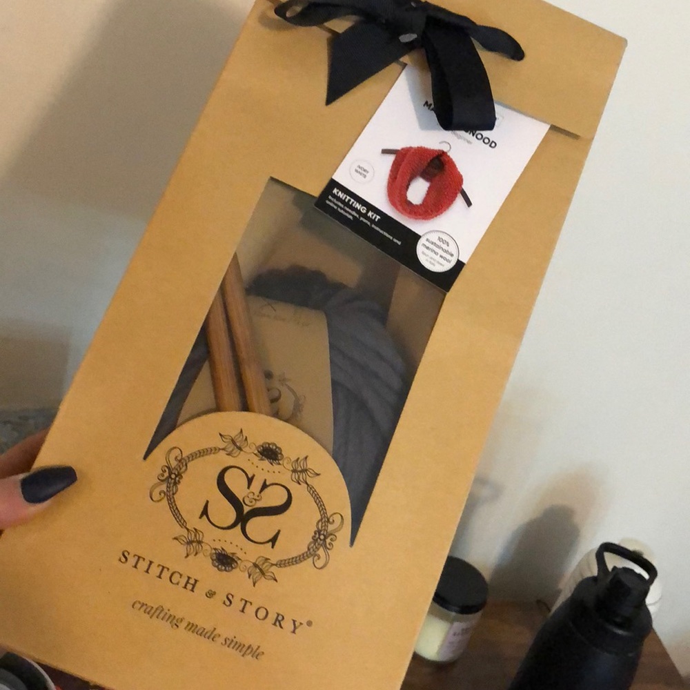 SCARF KNITTING KIT
